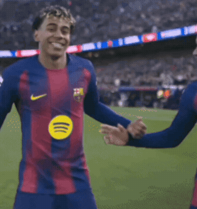 Two Soccer Players Dancing In Nike Jerseys GIF