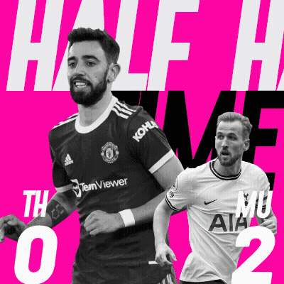 Two Soccer Players Half Time GIF