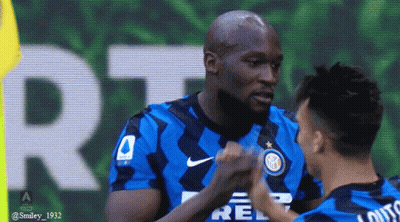 Two Soccer Players High Fiving GIF
