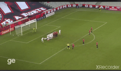 Two Soccer Players Hugging GIF
