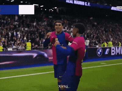 Two Soccer Players Hugging Saying Xirlci GIF