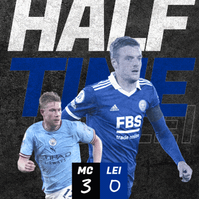 Two Soccer Players In Blue Jerseys With Fbs Trade GIF