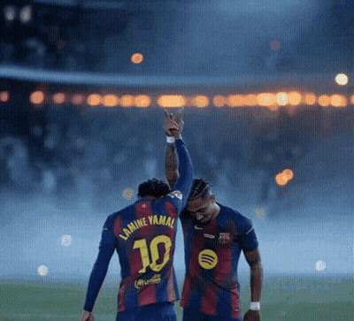 Two Soccer Players Number 10 GIF