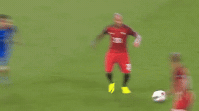 Two Soccer Players Number 10 On Shorts GIF