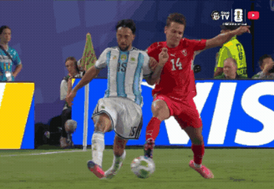 Two Soccer Players Number 14 GIF