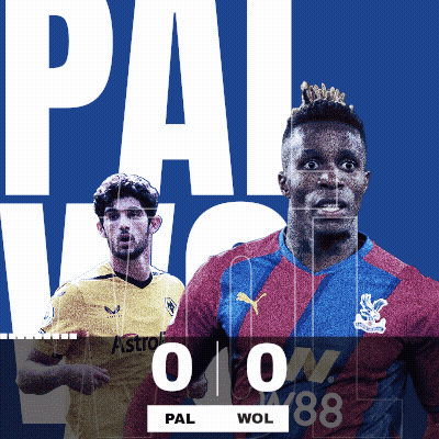 Two Soccer Players On A Blue Background With The Word Pal GIF