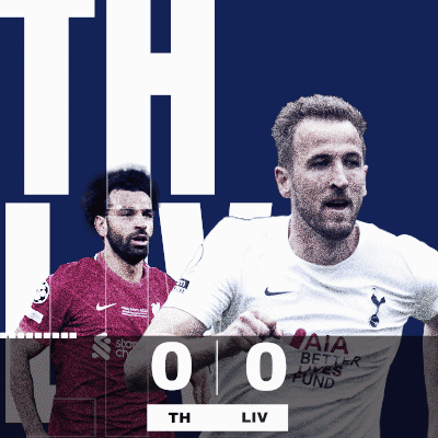 Two Soccer Players On A Scoreboard With The Letters Th And Liv On The Bottom GIF