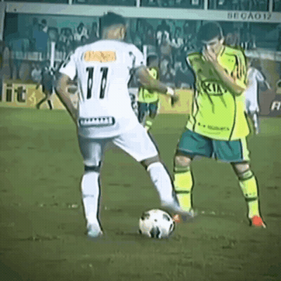 Two Soccer Players On Field GIF