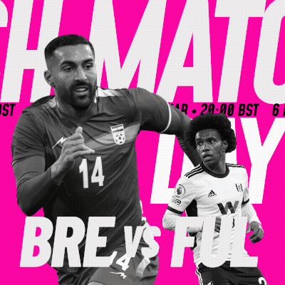 Two Soccer Players On Pink Background Saying Bre Vs Full GIF