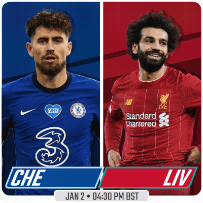 Two Soccer Players One From Chelsea And One From Liverpool GIF