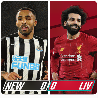 Two Soccer Players One From Fun88 And The Other From Standard Chartered Are Shown GIF