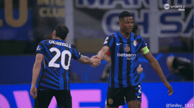 Two Soccer Players One Number 20 GIF