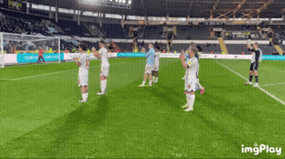 Two Soccer Players One Wearing Boylesports Jersey GIF