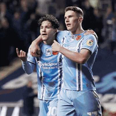 Two Soccer Players One Wearing Boylesports Jersey GIF