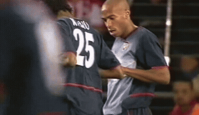 Two Soccer Players One With Number 25 GIF
