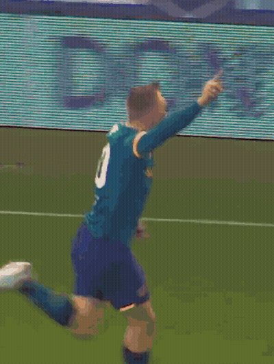 Two Soccer Players One With The Number 2 On GIF