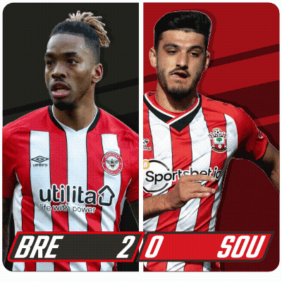 Two Soccer Players Score 2-0