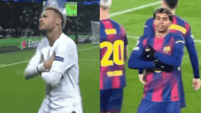 Two Soccer Players Standing On Field GIF