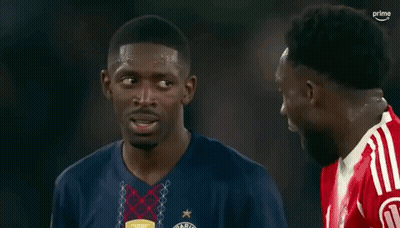 Two Soccer Players Talking GIF
