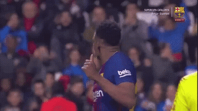 Two Soccer Players Walking Number 13 GIF