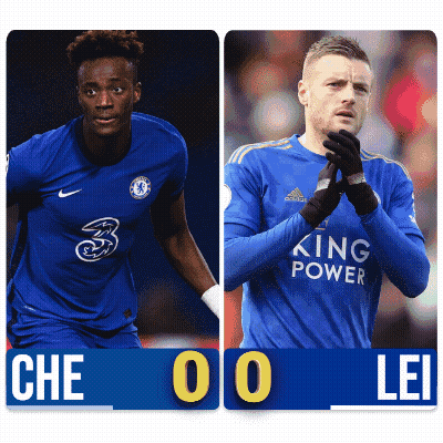 Two Soccer Players Wearing Blue Shirts With Che 00 Lei Written On Them GIF