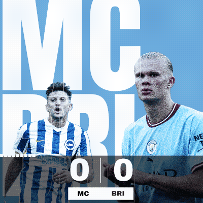 Two Soccer Players With 0-0 Score GIF