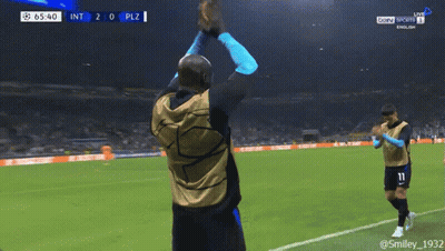 Two Soccer Players With Scoreboard Int 2 0 Plz GIF