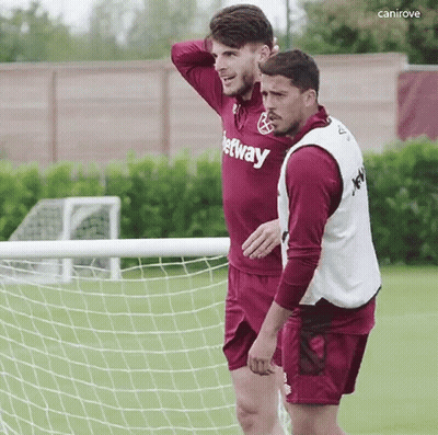 Two Soccer Players With Westway Jersey GIF