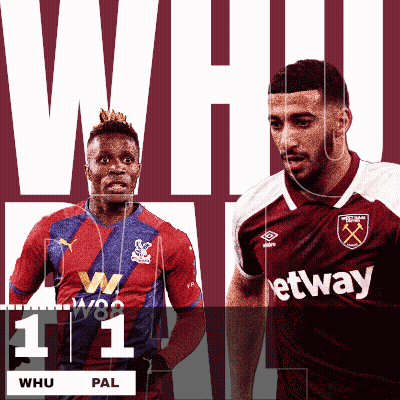 Two Soccer Players With WHU GIF