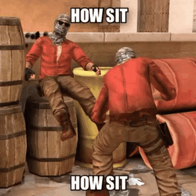 Two Soldiers Are Standing Next To Each Other In A Video Game . GIF