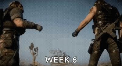 Two Soldiers In Desert Saying Week 6 GIF