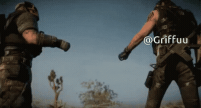 Two Soldiers With @Griffuu GIF