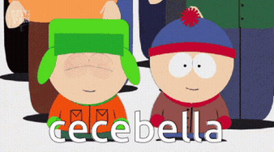 Two South Park Characters With Cecebella GIF