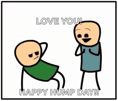 Two Stick Figures Talking GIF