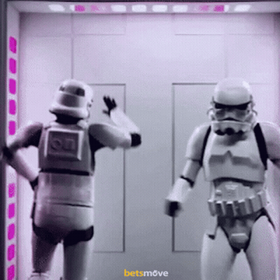 Two Stormtroopers Next To Each Other GIF