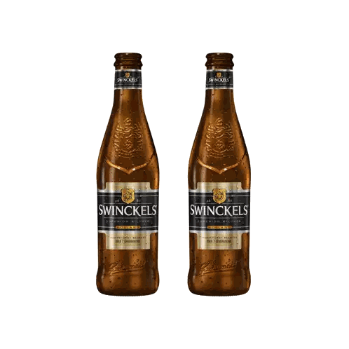 Two Swinckels Beer Bottles Sticker