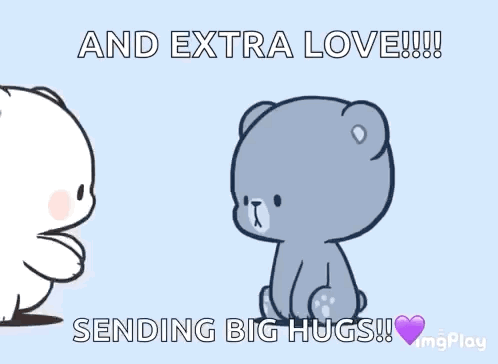 Two Teddy Bears Hugging GIF