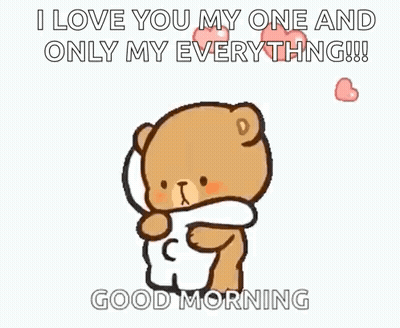 Two Teddy Bears Hugging I Love You My One And Only My Everything GIF