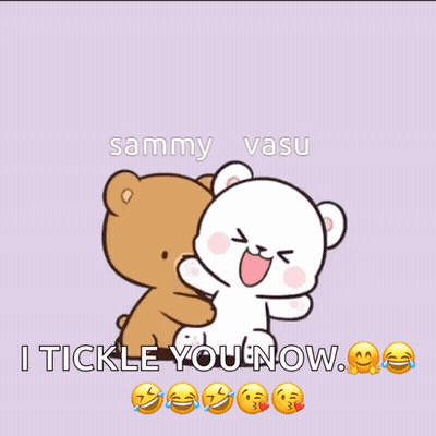 Two Teddy Bears Hugging I Tickle You Now GIF