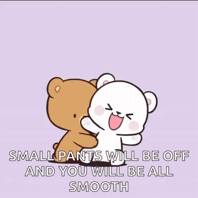 Two Teddy Bears Hugging Small Pants Will Be Off GIF