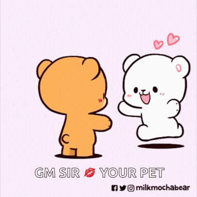 Two Teddy Bears Saying Good Night Baby GIF