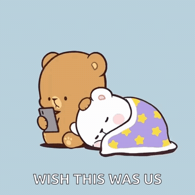 Two Teddy Bears Saying Wish This Was Us GIF