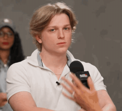 Two Teddy Bears Sitting One Crying Other Holding Tissues GIF