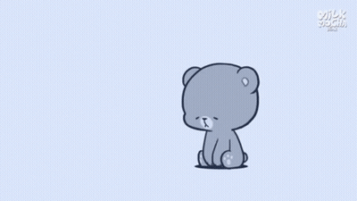 Two Teddy Bears Standing Together GIF