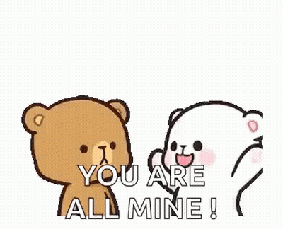 Two Teddy Bears Talking GIF