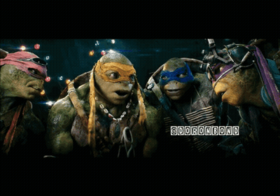 Two Teenage Mutant Ninja Turtles GIF