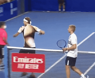 Two Tennis Players Emirates Sign GIF