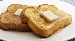 Two Toast Bread With Butter GIF