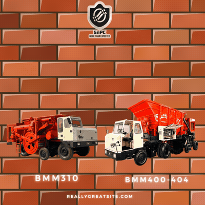 Two Trucks On Brick Wall With Bmm310 And Bmm400404 GIF