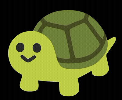 Two Turtles Crawling Post These Turtles The 16Th Of Every Month GIF